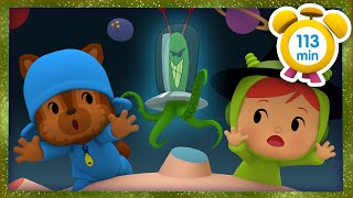 🕸 POCOYO in ENGLISH  Halloween Space Trip 113 min  Full Episodes  VIDEOS and CARTOONS for KIDS [upl. by Anabahs374]