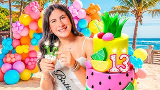 Especial 13 Anos da Maria Clara🌴🍍My Daughters Emotional 13TH BIRTHDAY SURPRISE [upl. by Fanni]