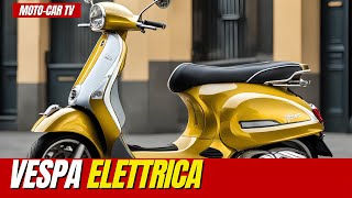 Exploring the Vespa Elettrica The Future of Urban Mobility  MOTOCAR TV [upl. by Anauqaj]