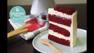 red velvet cake recipe  easy amp moist eggless velvet cake recipe [upl. by Vona]