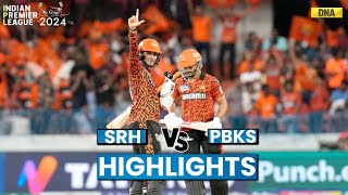 SRH Vs PBKS Highlights Sunrisers Hyderabad Beat Punjab Kings By 4 Wickets I IPL 2024 [upl. by Halilahk729]