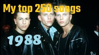 My Top 250 of 1988 songs [upl. by Natka]