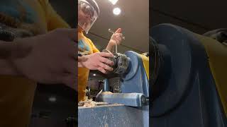 Ebonized Live Edge woodturning [upl. by Chrisy]