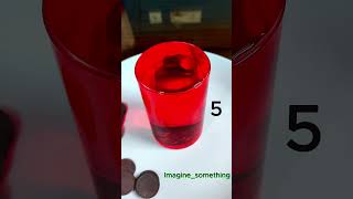 Surface tension 1  Cohesive force  scienceexperiment ytshorts [upl. by Homans]