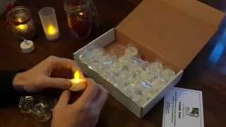 Flameless LED Tea Lights  Better Than Expected My Review [upl. by Bramwell320]