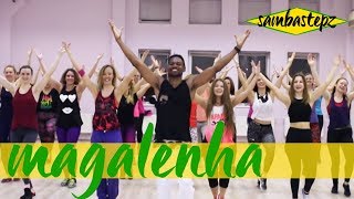 Magalenha Samba Zumba  How to dance Magalenha  Sergio Mendes [upl. by Novelia]