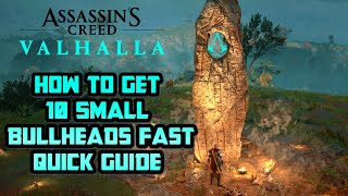 Assassins Creed Valhalla 10 Small Bullheads  Quick Guide Altar Offering [upl. by Marianna]