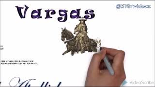 VARGAS HISTORIA DEL APELLIDO [upl. by Darelle]