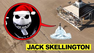 DROHNE überwacht JACK SKELLINGTON an WEIHNACHTEN in REAL LIFE um 3 UHR mittags [upl. by Danice]