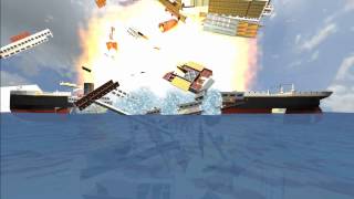 Disassembly 3D  Destroy the Titanic Trailer  iOS [upl. by Jos]