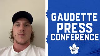 Adam Gaudette  Media Availability [upl. by Crandall999]