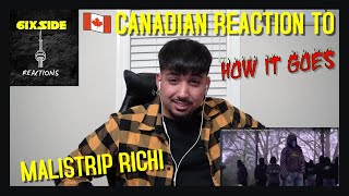 Malistrip Richi  How It Goes  CANADIAN REACTION [upl. by Anemaj]