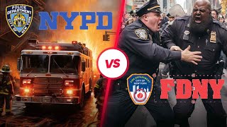 FEUERWEHR gegen POLIZEI❗NYPD vs FDNY [upl. by Acissej428]