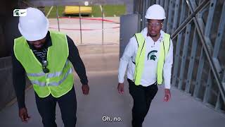 New Football Facility WalkThrough Tour  Michigan State Football [upl. by Gabbi947]