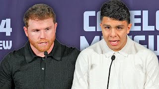 Canelo vs Jaime Munguia  FULL Press Conference amp Face Off Video [upl. by Shantee993]