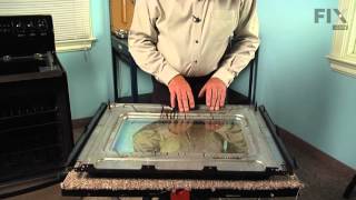 Frigidaire Range Repair – How to replace the Inner Oven Door Glass [upl. by Llyrat829]