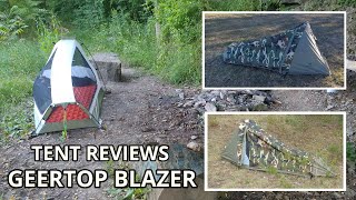 GeerTop 1 Person 34 Season Bivy Tent Review [upl. by Akimet]