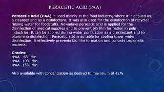 Peracetic Acid [upl. by Rawley]