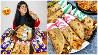 Ordered ALL JUMBO Signature Wraps from FAASOS  Tried ENTIRE menu  Food Challenge India [upl. by Newob23]