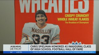 Chris Spielman joins inaugural National High School Football Hall of Fame class [upl. by Aronoh261]