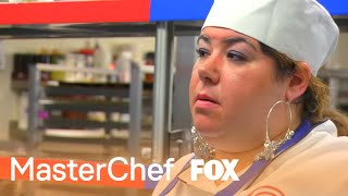 Krissis Improperly Cooked Entree  Season 4 Ep 20  MASTERCHEF [upl. by Dolly]