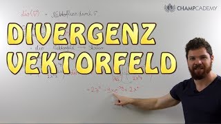 Divergenz eines Vektorfeldes  Beispiel [upl. by Albrecht955]