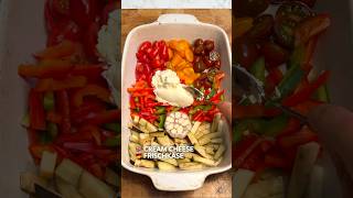 Creamy Baked Veggie Pasta Recipe  Easy Delicious amp Vegan Shorts [upl. by Enybor914]