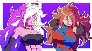 ANDROID 21  Dragonball Animation [upl. by Nekial]