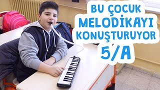 Melodikayı KONUŞTURAN 5 Sınıf Öğrencisi  Türk Marşı Melodika [upl. by Ednihek]