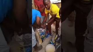 Food Distribution At Liberian Buduburam Refugees Camp In Ghana Short [upl. by Ronen]