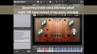 Indie Ukulele for Native Instruments Kontakt  Patches Overview [upl. by Ttsepmet782]