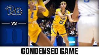 Pitt vs Duke Condensed Game  202223 ACC Women’s Basketball [upl. by Enylecoj]