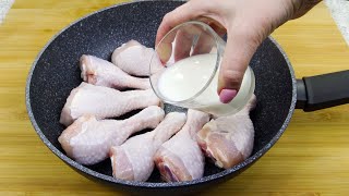 Siempre cocino pollo de esta manera receta rápida de pollo muslos de pollo crujientes [upl. by Naimaj]