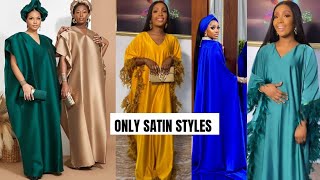 75 satin dress models inspirational dress styles for ladies [upl. by Hillyer]