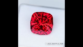 1905ct Lab Ruby  flame fusion [upl. by Clayson]