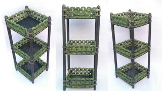 multi storage basket  newspaper basket  newspaper tokri  newspaper craft  HMA201 [upl. by Ransell]