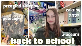 IDZIEMY NA PRZEGLĄD SKLEPÓW BACK TO SCHOOL 2023 szkolne zakupy shopping vlog [upl. by Kuska]