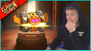 OPENING LEGENDARY CHESTS in CLASH OF CLANS [upl. by Cormier]