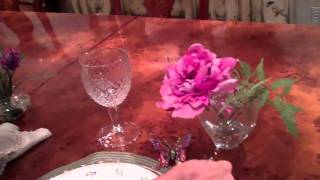 Dina Manzo Place Setting Decor [upl. by Nehtiek]