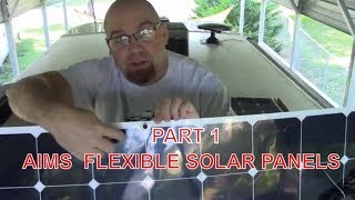 Aims Power Flexible solar panel install on RV part 1 [upl. by Bruce232]