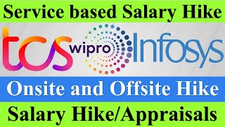 TCS INFOSYS WIPRO Annual SALARY Hike 20242025 Onsite amp Offsite Hike Onsite Layoffs tcs wipro [upl. by Aicilef998]