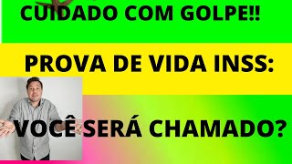 🔴ATENÇÃO INSS CUIDADO COM GOLPES PROVA DE VIDA INSS VOCÊ PODE SER CHAMADO❓❓ [upl. by Cheria600]