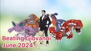 How To Beat Giovanni In Pokémon GO June 2024 [upl. by Torras130]