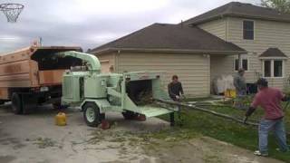 2002 Woodmans Chipper Demo 1 [upl. by Auberon]