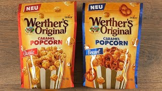 Werthers Original Caramel Popcorn Classic amp Brezel [upl. by Drahnreb]