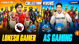 Lokesh Gamer Vs As Gaming Rare Bundle Collection Versus  Who Will Win  Garena Free Fire [upl. by Ajim]