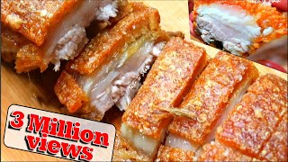 LECHON KAWALI  THE SECRET OF COOKING SUPER CRISPY amp JUICY LECHON KAWALI  超サクサク  LITSON KAWALI [upl. by Dickinson]