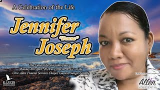 Funeral Service of Jennifer “Danna” Joseph [upl. by Nylatsyrk120]