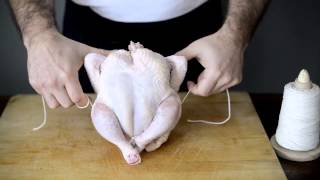 How to Truss a Chicken  BestRecipeBoxcom [upl. by Anirdnajela304]