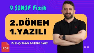 9Sınıf fizik 2Dönem 1yazılı Soruları  Tüm Senaryolarla Prova Yazılı  9Sınıf Fizik 2024 [upl. by Zeuqram497]